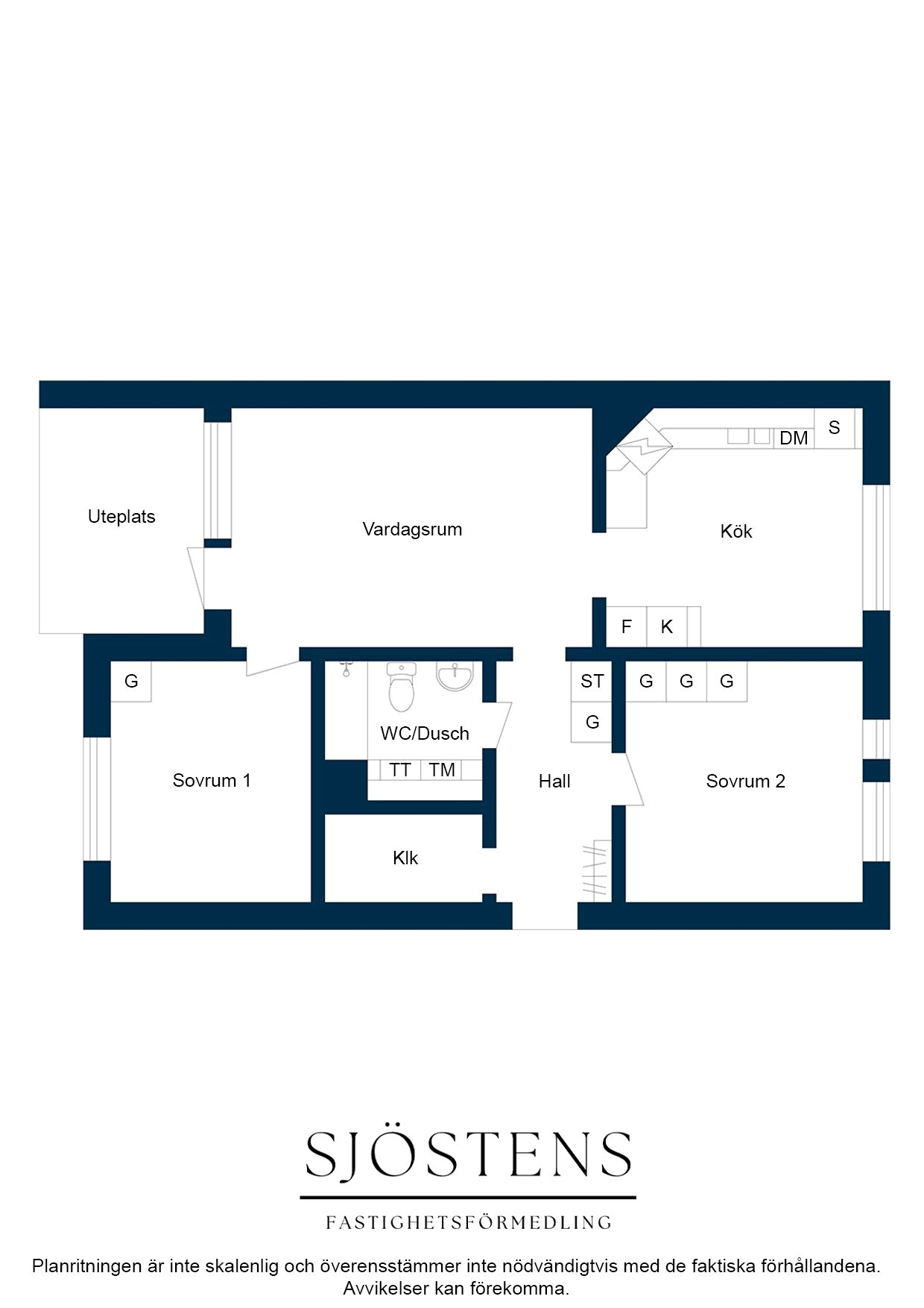 Markplanslägenhet med uteplats i ett naturnära och lugnt område!