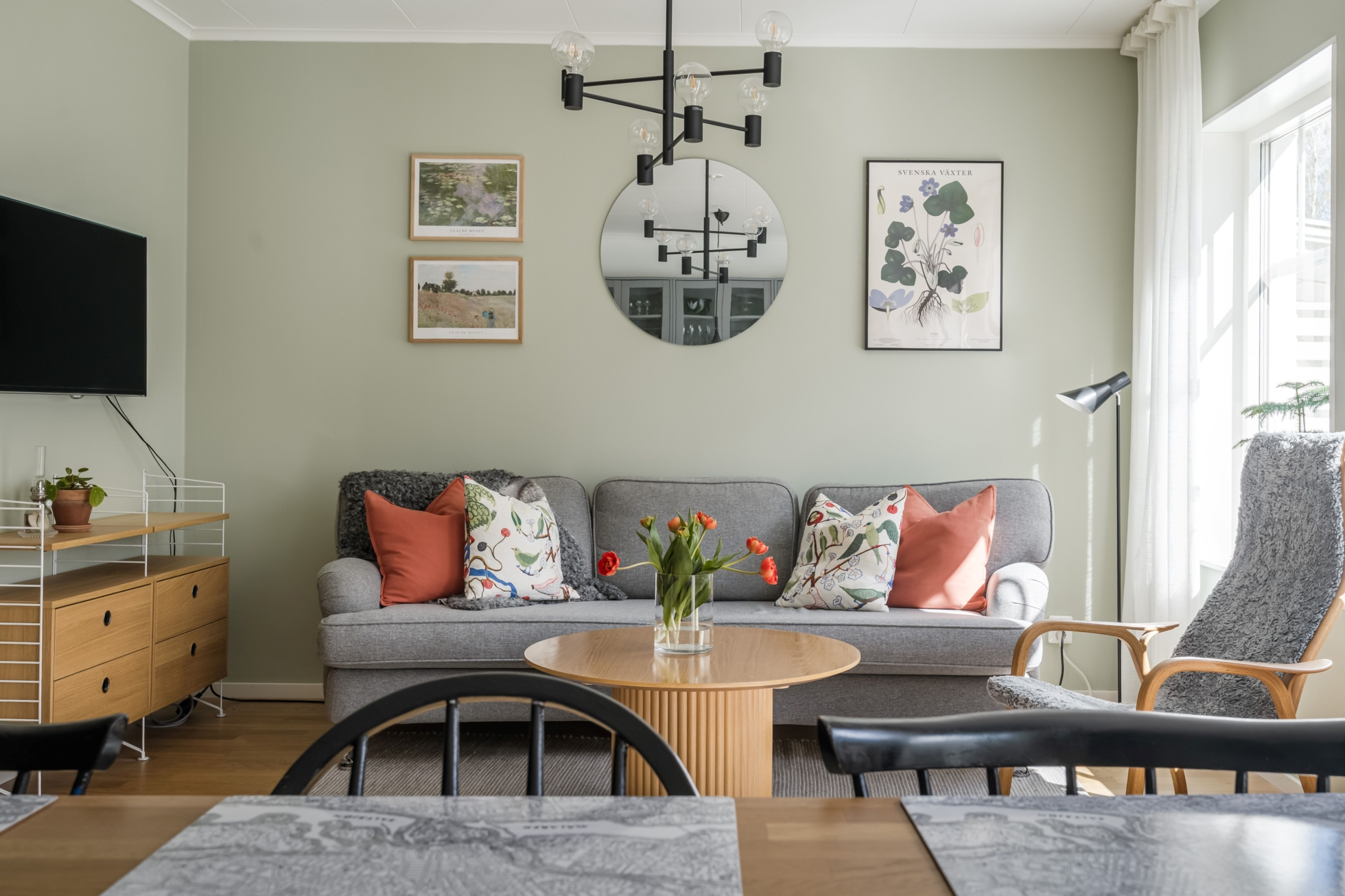 Hemtrevligt och stilfullt boende med fantastik baksida!