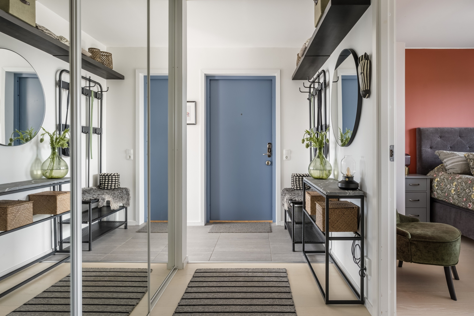 Trerummare högst upp i huset!